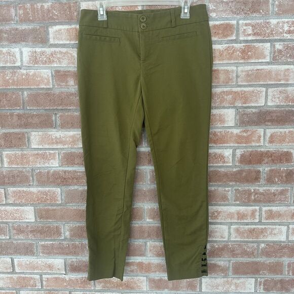 Cartonnier by Anthropologie Tilda Slim Ankle Pants Green Size 6 - Picture 3 of 9